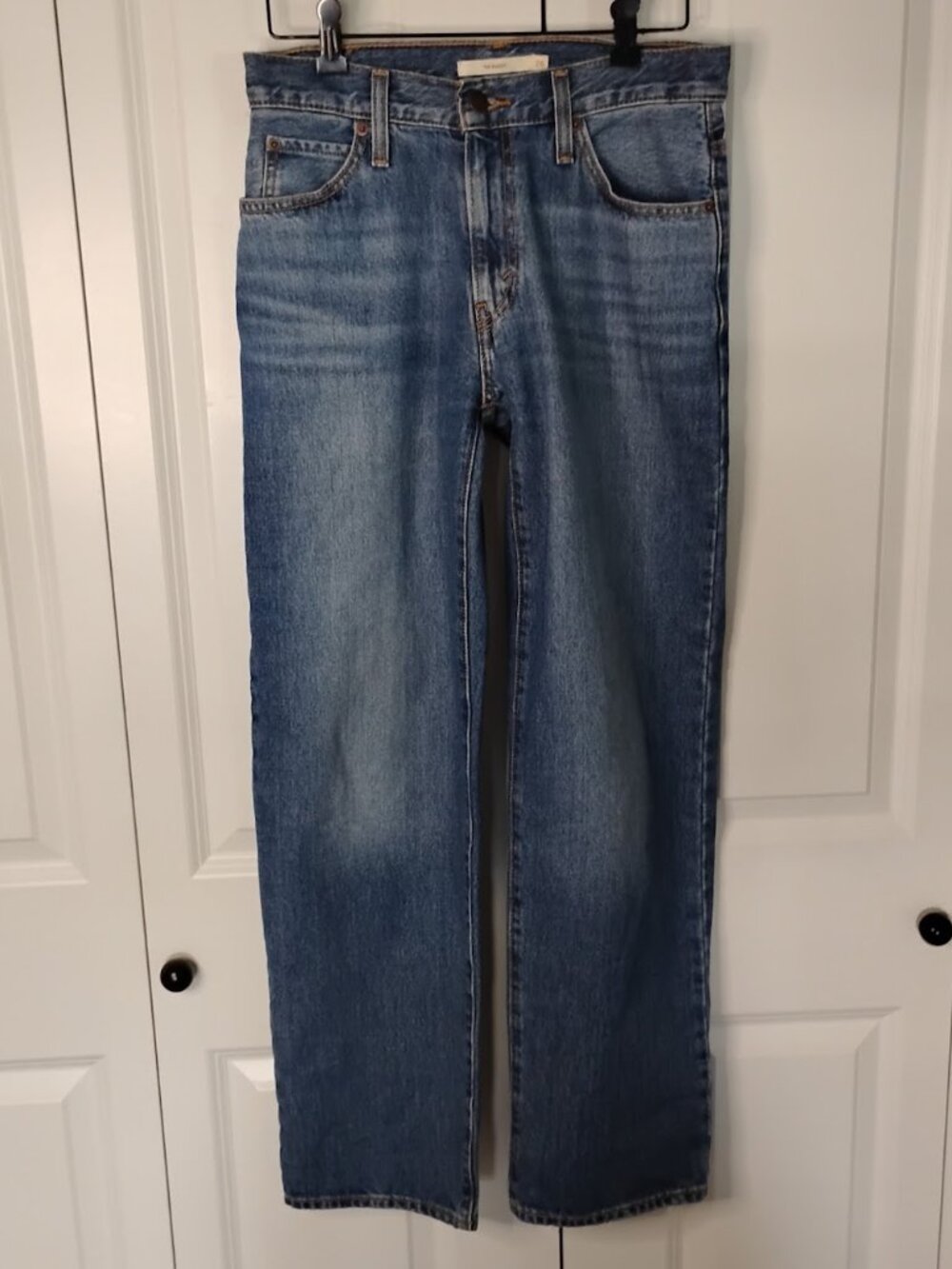 Levi's Women's Denim Blue High Rise Medium Wash 94' Baggy Jeans Size 26